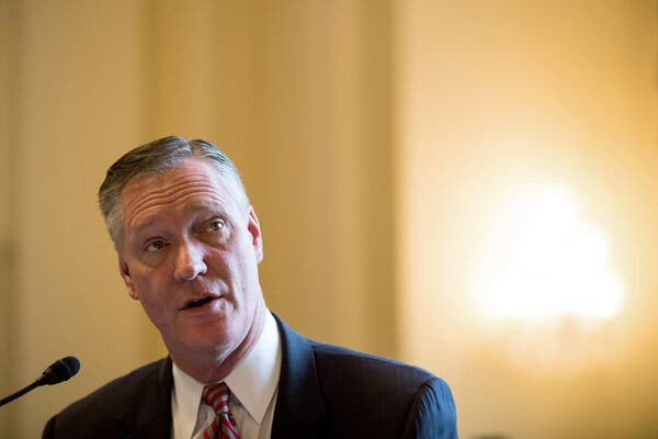 Representative Steve Stivers of Ohio during at a hearing in Washington in 2017.